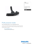 Philips TriActive vacuum cleaner nozzle FC6089