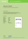 SUNNE 32-60-LED flat panel wall mount