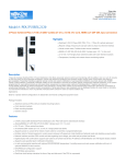 Tripp Lite PDU3VSR3L2120 power distribution unit PDU