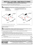 Chief SLB249 projector accessory