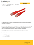 StarTech.com C6PATCH20RD networking cable