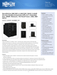 Tripp Lite SmartOnline 208/120V or 240/120V 16kVA 14.4kW On-Line Double-Conversion UPS, N+1, Extended Run, SNMP, Webcard, 14U Rack/Tower, USB, DB9 Serial