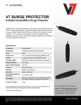 V7 SA0604B-8N6 surge protector