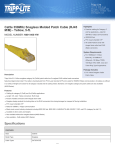 Tripp Lite Cat5e 350MHz Snagless Molded Patch Cable (RJ45 M/M) - Yellow, 5-ft.