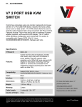 V7 KS211-2N KVM switch