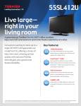 Toshiba 55SL412U LED TV