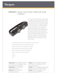 Targus APS03US1 surge protector