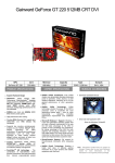 Gainward 426018336-1541 NVIDIA GeForce GT 220 0.5GB graphics card