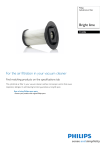 Philips Cylindrical air filter FC6086