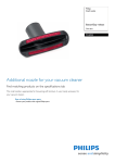 Philips Small vacuum cleaner nozzle FC6024