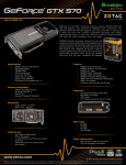 Zotac ZT-50205-10P Intel GeForce GTX 570 1.25GB graphics card