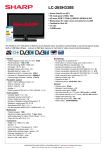 Sharp LC-26SH330E LCD TV