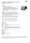 V7 Projector Lamp for selected projectors by MITSUBISHI, SAVILLE AV,