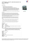 V7 Projector Lamp for selected projectors by DELL, OPTOMA