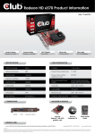 CLUB3D CGAX-65724I AMD Radeon HD6570 1GB graphics card