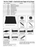 Draper Repair Kit f/ Cinefold