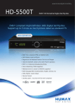 Humax HD5500T TV set-top boxe