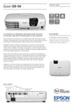 Epson EB-S9 [240v] with Educ Lamp Warranty