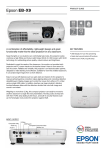 Epson EB-X9 [240v] with Educ Lamp Warranty