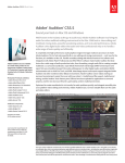 Adobe Audition CS5.5, Mac