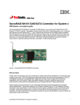 IBM 90Y4556 RAID controller