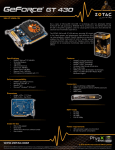 Zotac ZT-40604-10L NVIDIA GeForce GT 430 1GB graphics card