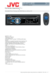 JVC KD-R721 car media receiver