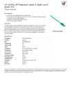 V7 CAT5e UTP Network Cable 2 (RJ45 m/m) green 2m