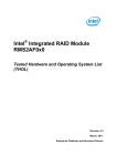 Intel RMS2AF040 RAID controller