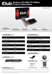 CLUB3D CGA-5452PLI AMD Radeon HD5450 0.5GB graphics card