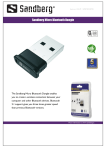 Sandberg Micro Bluetooth Dongle