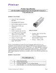 Finisar FTLF8524P2BNV network transceiver module