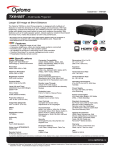 Optoma TX610ST data projector