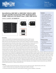 Tripp Lite SmartOnline 240/120V or 208/120V 12kVA 8.4kW On-Line Double-Conversion UPS, Extended Run, SNMP, Webcard, 8U Rack/Tower, USB, DB9 Serial