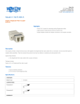 Tripp Lite N455-000-S optical cross connect equipment