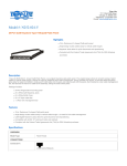 Tripp Lite N252-024-V patch panel