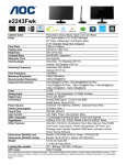 AOC E2243FWK