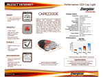 Energizer CAPR22ODE flashlight