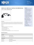 Tripp Lite NetDirector USB Server Interface Unit (B064-Series)