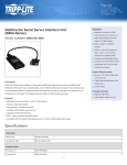 Tripp Lite NetDirector Serial Server Interface Unit (B064-Series)