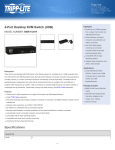 Tripp Lite 4-Port Desktop KVM Switch (USB)