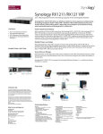 Synology RX1211 storage enclosure
