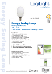 LogiLight ESL002 incandescent lamp