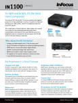 Infocus IN1110 data projector