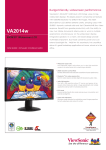 Viewsonic Value Series VA2014W