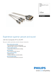 Philips Composite A/V to scart cable SWV3632H