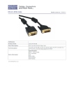 Cables Direct 5m DVI-A/SVGA