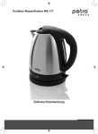Petra WK 171.35 electrical kettle