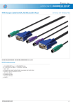 Digitus DS-19132 keyboard video mouse (KVM) cable