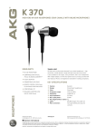 AKG K370ALU headphone